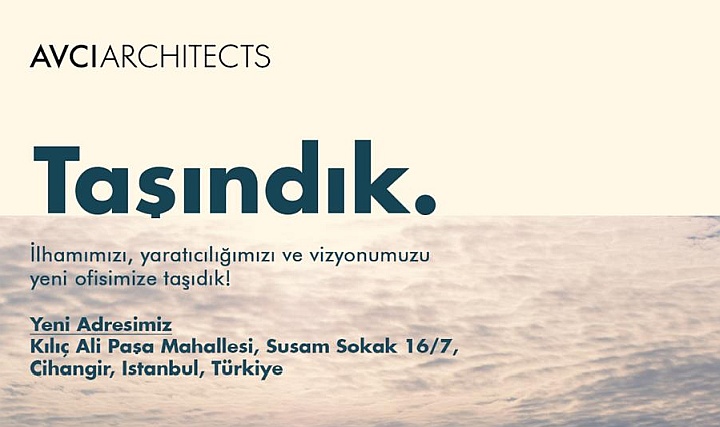 Avcı Architects Yeni Adresinde